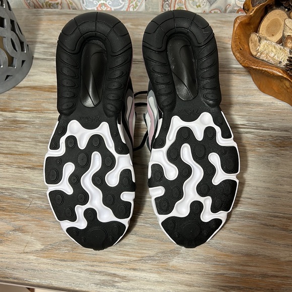 Nike Air Max 270 React Particle Grey-Arctic Pink-Sulfur Sneakers - 5.5Y - New - Picture 6 of 10